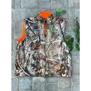 Men's Realtree fall camo hunting vest size XL